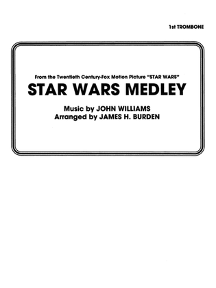 Book cover for Star Wars Medley: 1st Trombone