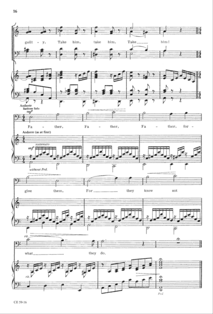 The Seven Last Words of Christ 4-Part scores gallery preview page 18