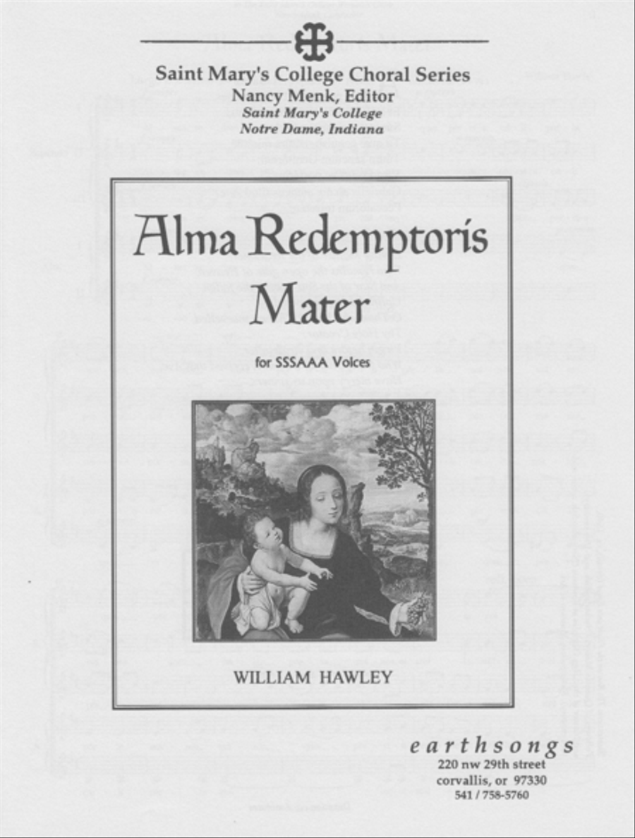 Alma Redemptoris Mater Women's Choir scores gallery preview page 1