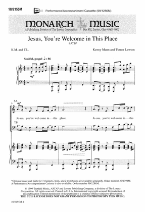 Jesus, You're Welcome in this Place