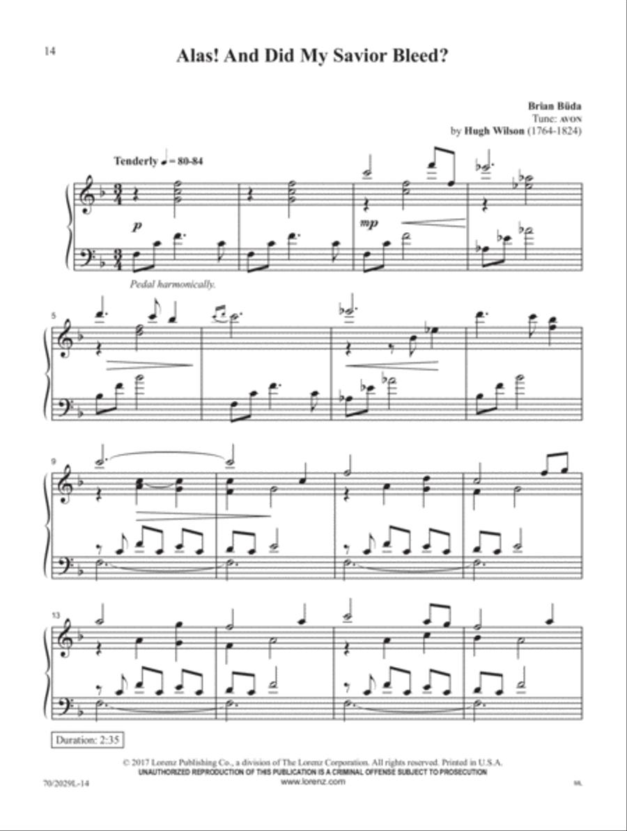 Wounded for Me Piano Solo scores gallery preview page 7