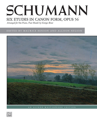 Book cover for Six Etudes in Canon Form, Op. 56