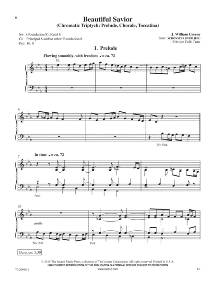 Simply Lent Organ Solo scores gallery preview page 4