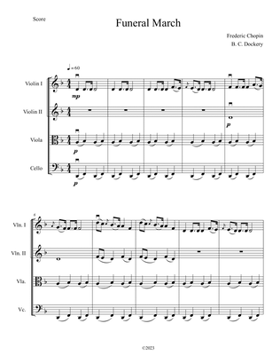 Funeral March (String Quartet)