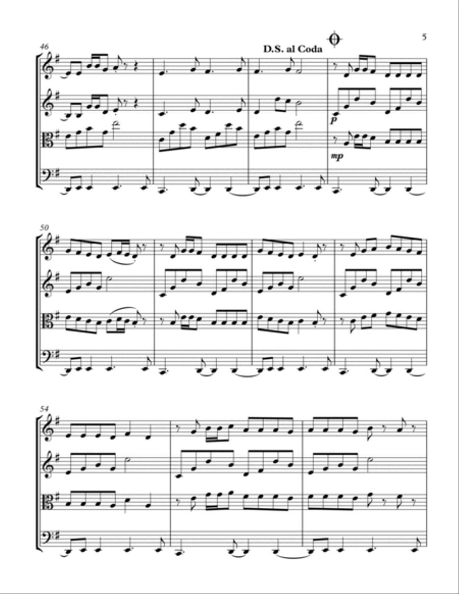 Yosemite String Quartet scores gallery preview page 5