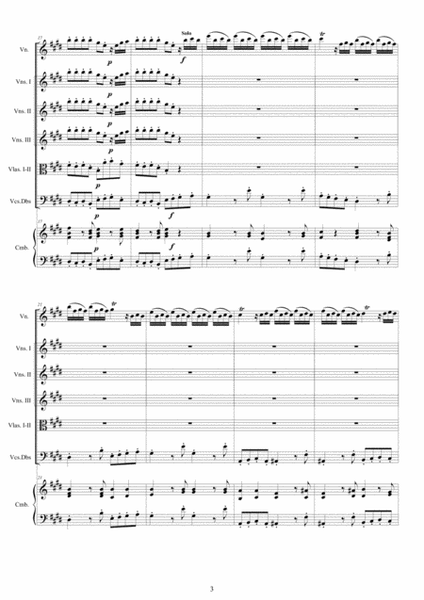 Vivaldi - Violin Concerto No.12 in E major RV 265 Op.3 for Violin solo, Strings and Cembalo image number null