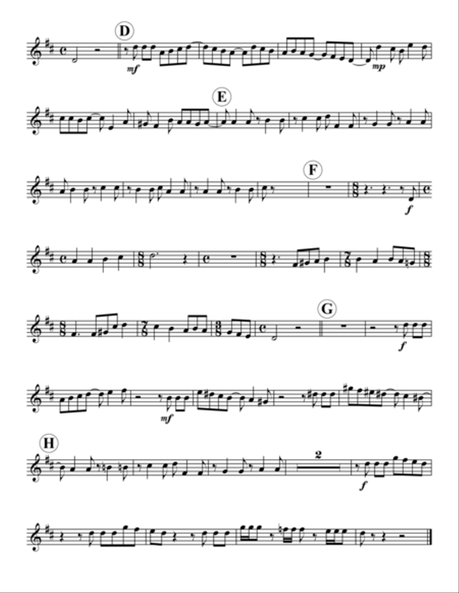 A Mighty Fortress Brass Quintet scores gallery preview page 6