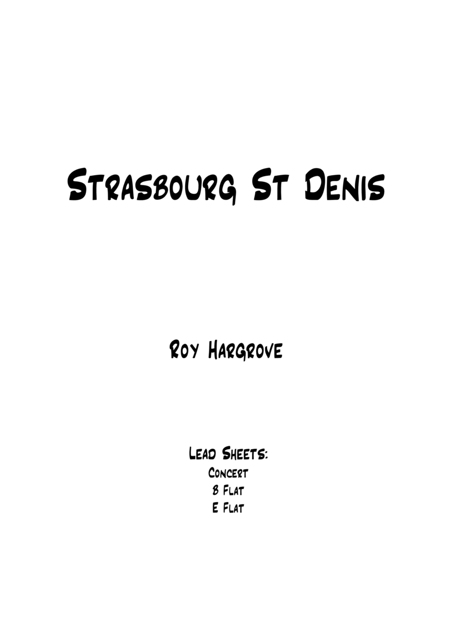 Strasbourg St. Denis Jazz Ensemble scores gallery preview page 1