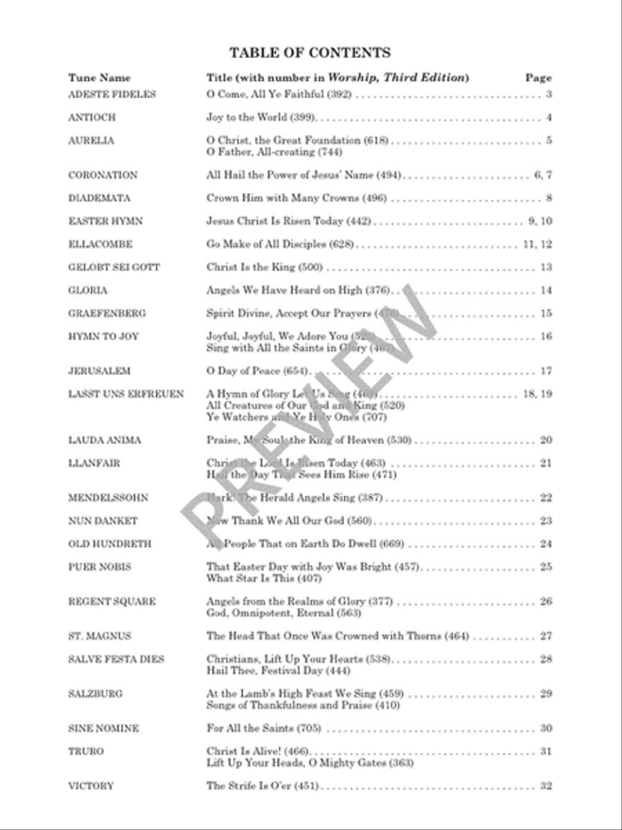 Twenty-Six Hymn Descants on Familiar Hymn-Tunes Trumpet scores gallery preview page 4