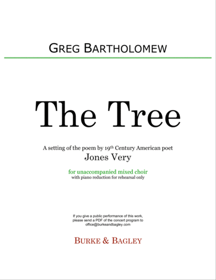 The Tree 4-Part scores gallery preview page 1