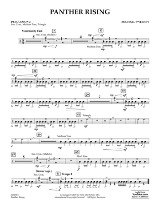 Panther Rising - Percussion 2