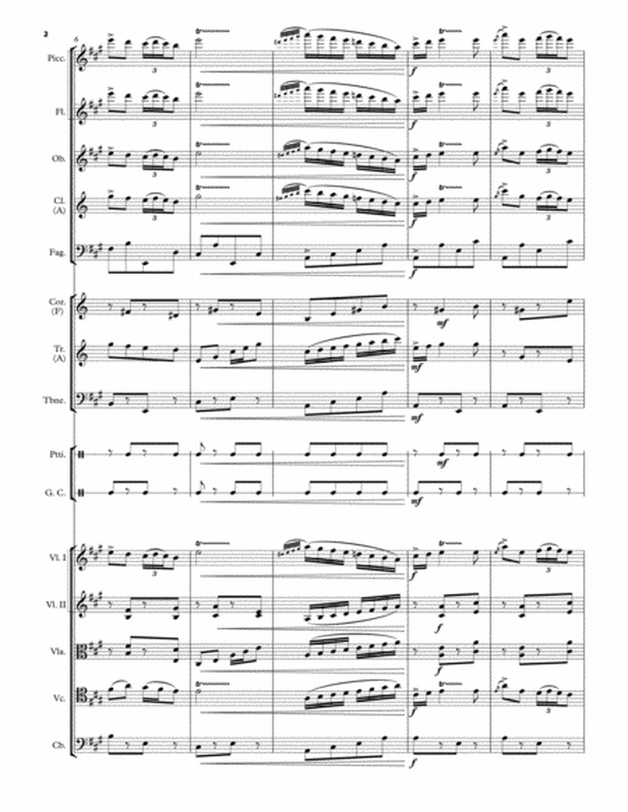 PULVER Lev: "Dance of the Young People" from "Freylekhs" for Symphony Orchestra (Full score + set of image number null