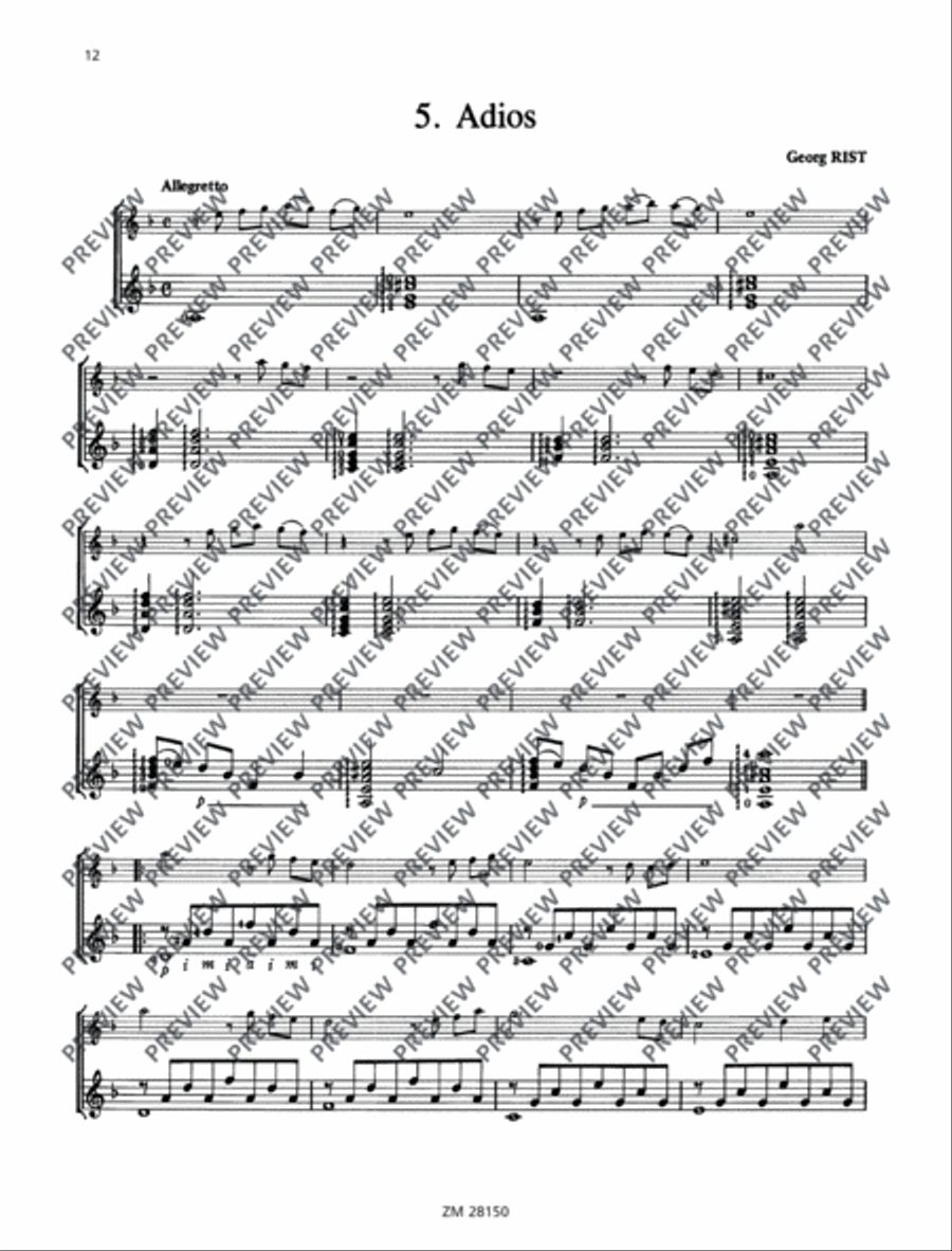Spanish Air Recorder scores gallery preview page 13