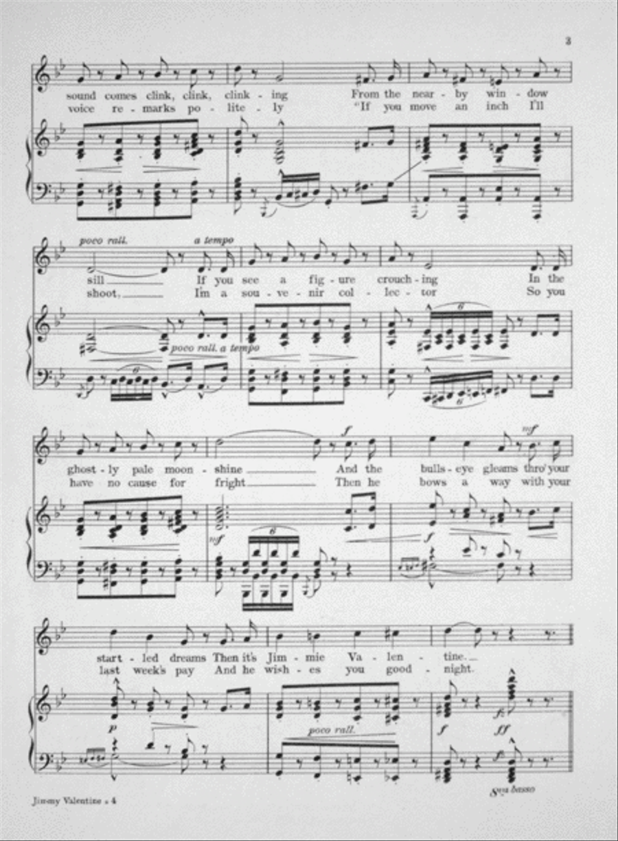 (Lookout for) Jimmy Valentine Voice scores gallery preview page 3