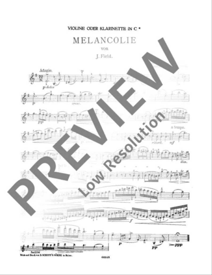 Mélancolie Mélancolie Violin Solo scores gallery preview page 7