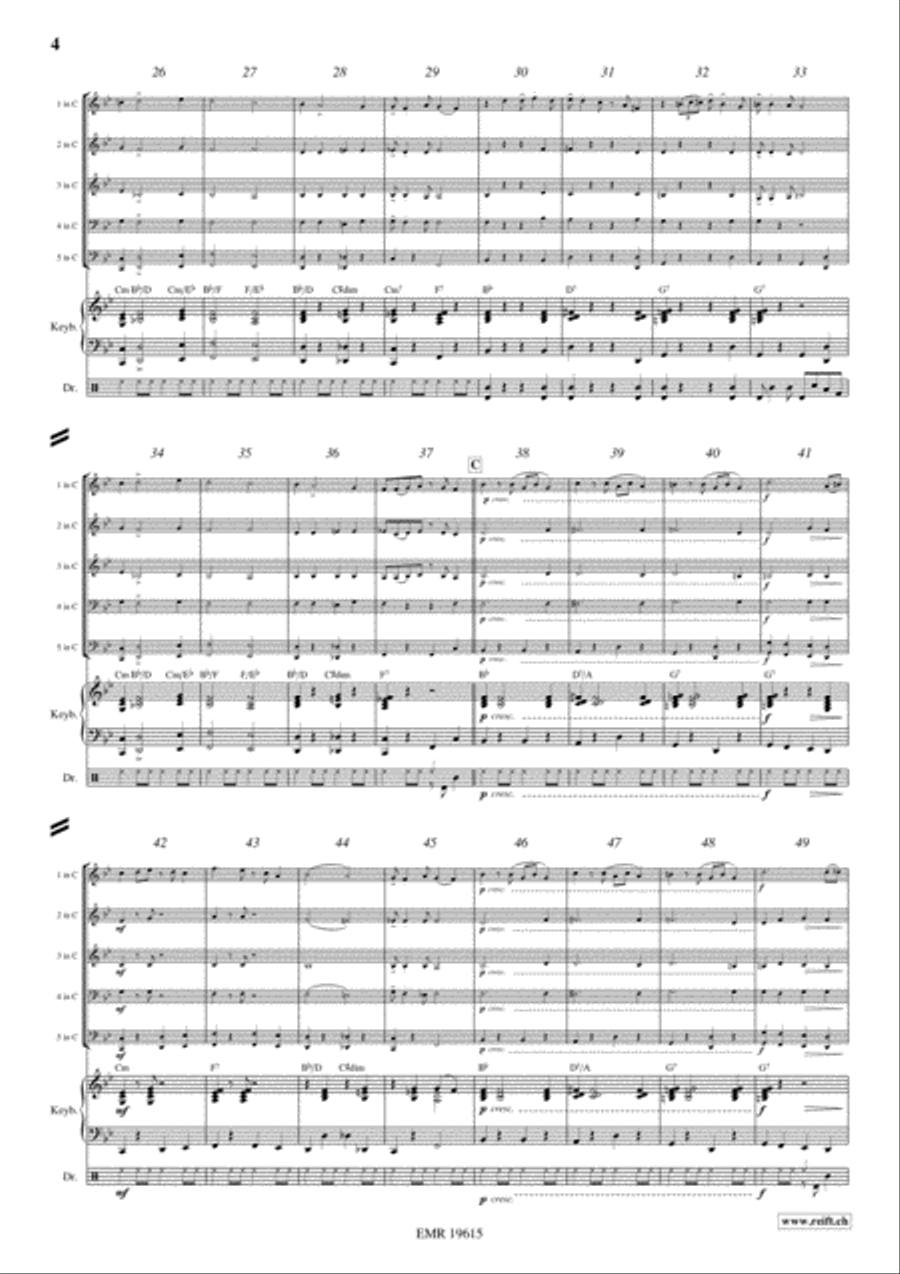 Black Bottom Stomp Brass Band scores gallery preview page 4