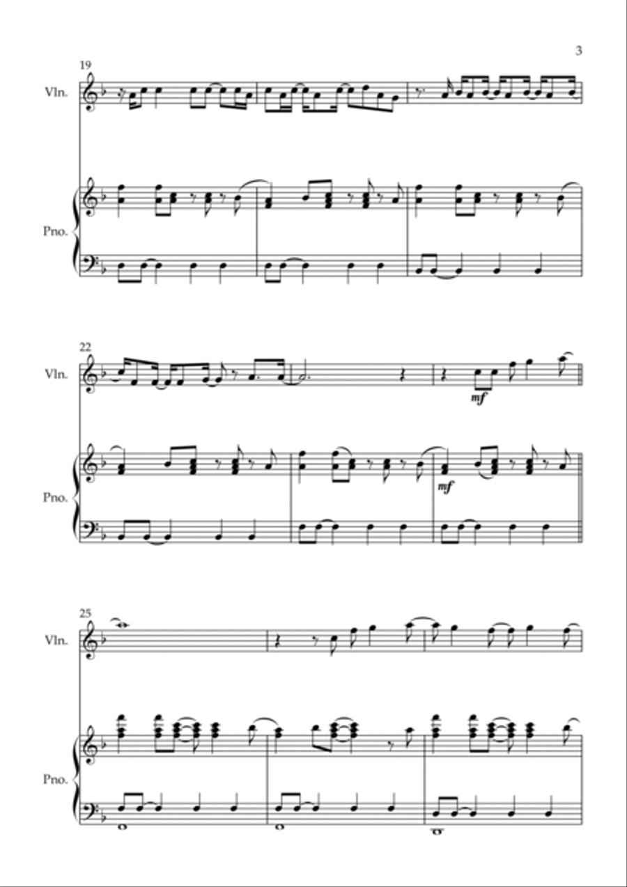 Just The Way You Are Just The Way You Are Violin Solo scores gallery preview page 3