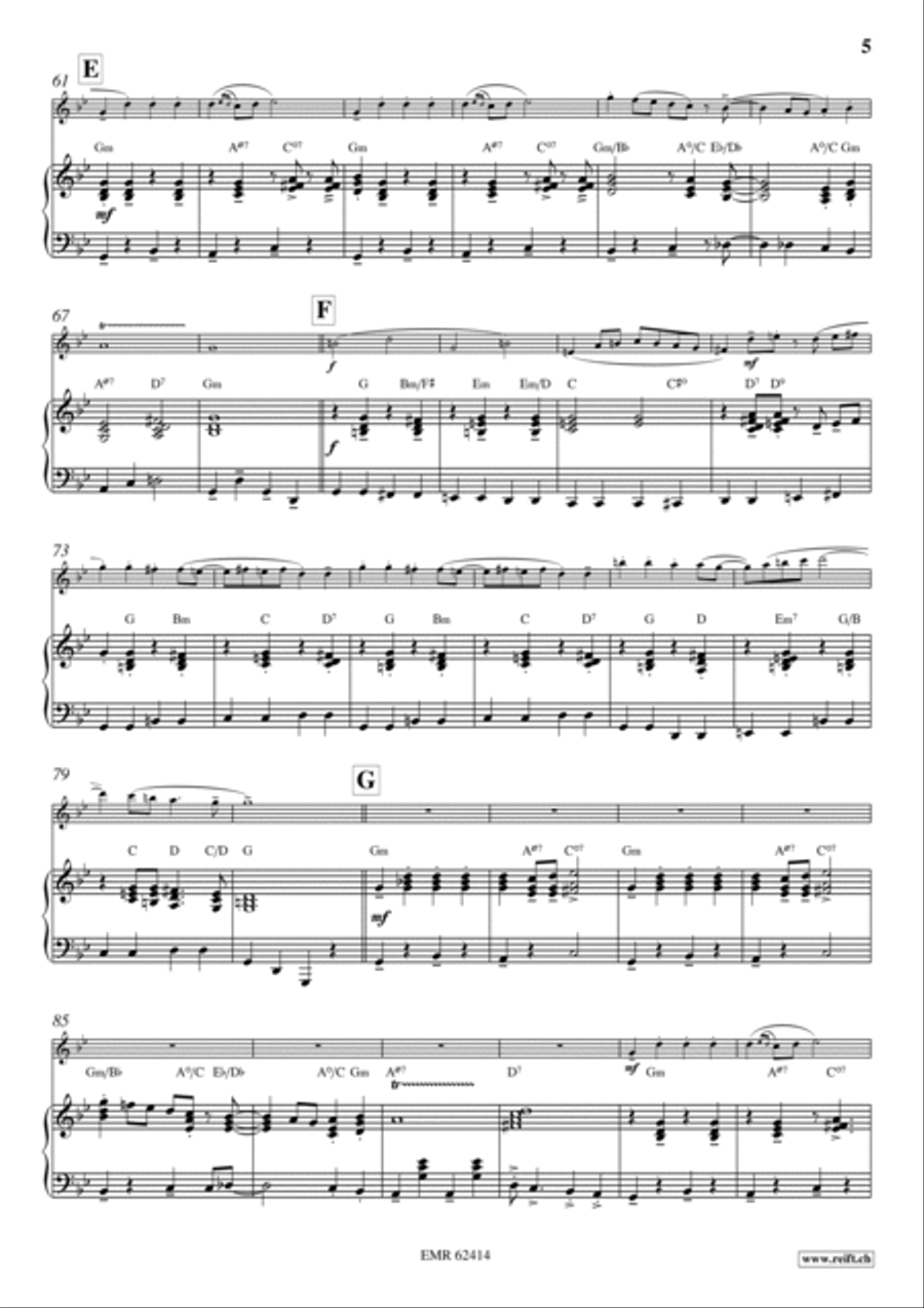 La Cinquantaine La Cinquantaine Piano Accompaniment scores gallery preview page 6