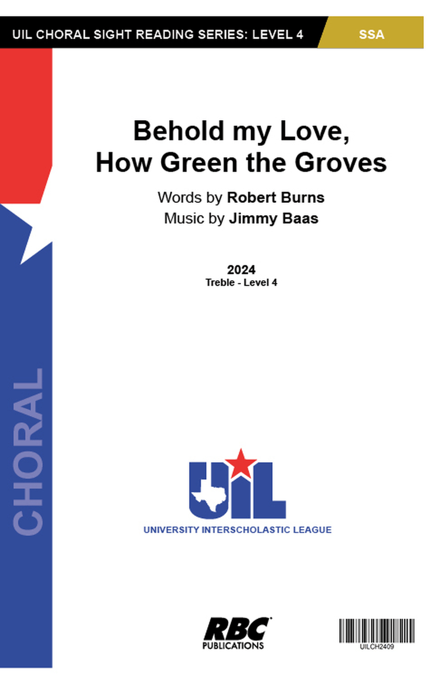 Behold my Love, How Green the Groves SSA scores gallery preview page 1