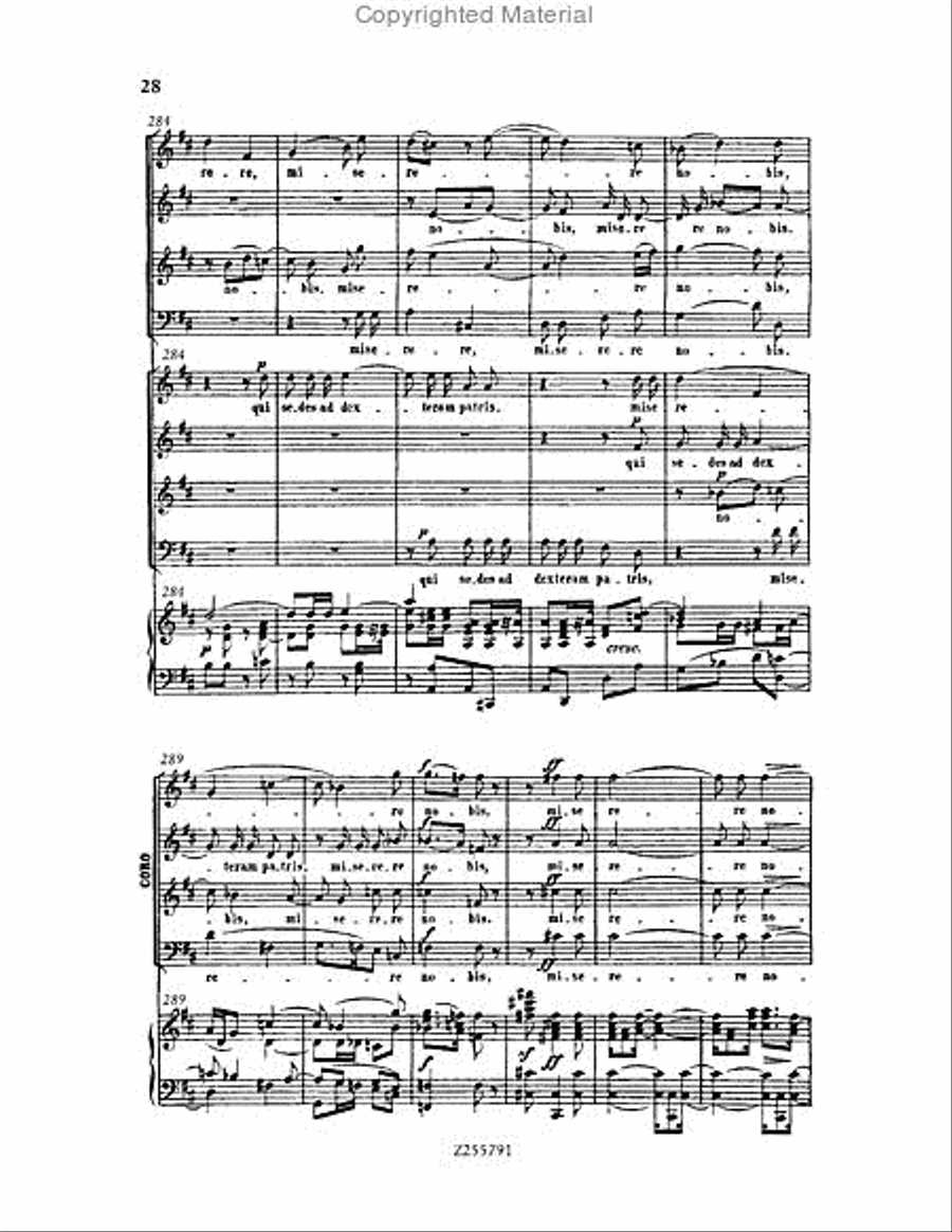Missa Solemnis, Op.123 Choir scores gallery preview page 28