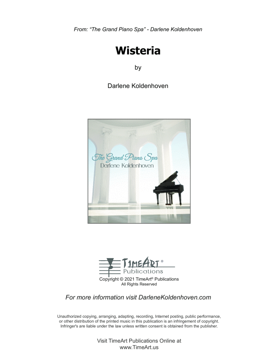 Wisteria Wisteria Piano Solo scores gallery preview page 1