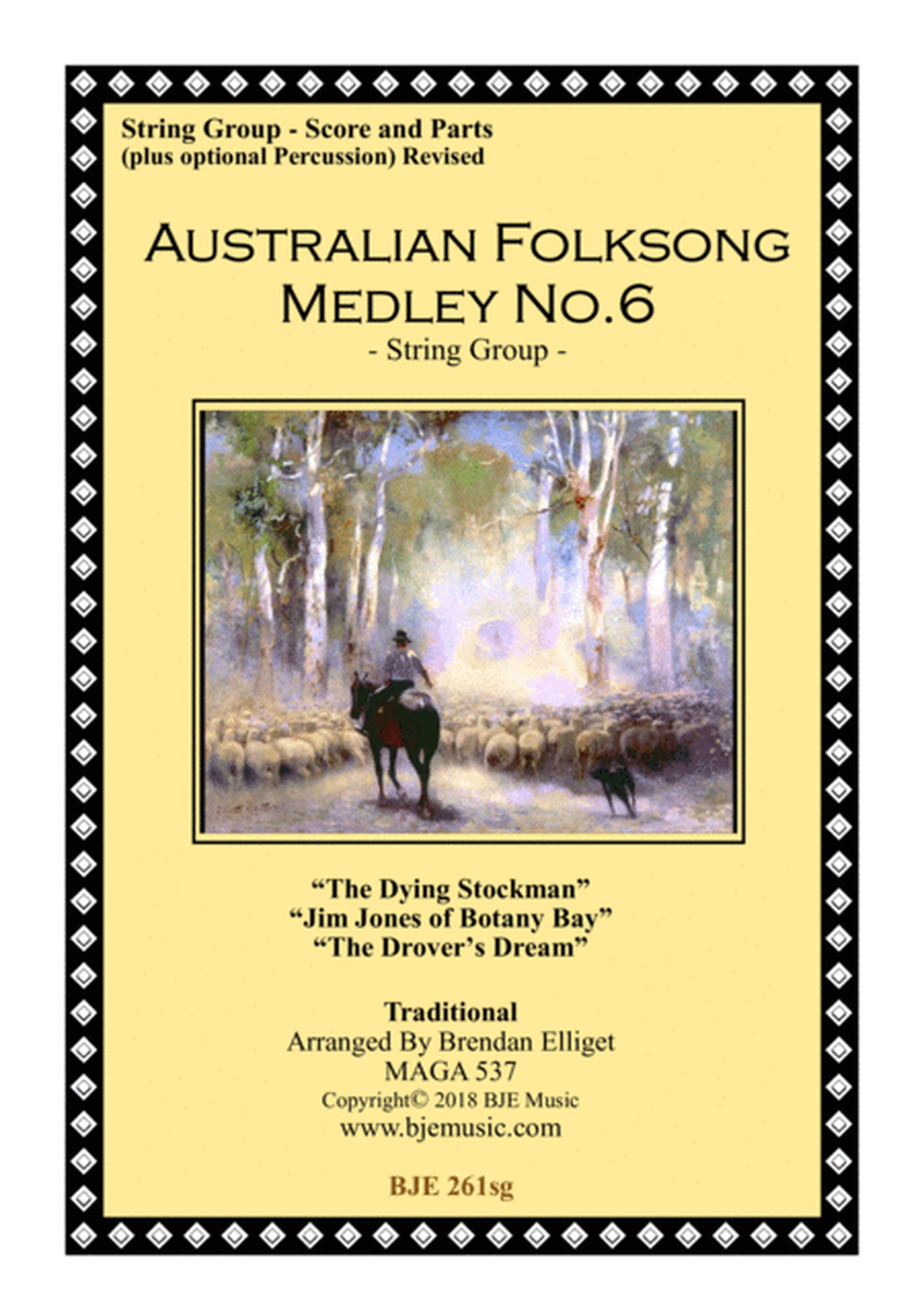 Australian Folksong Medley No. 6 - String Group (Optional Percussion) image number null