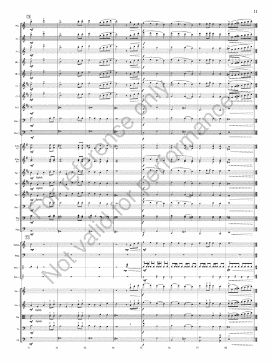 Flight Of Valor Full Orchestra scores gallery preview page 12