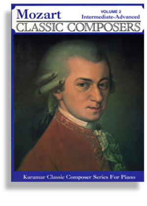 Book cover for Mozart * Intermediate to Advanced Piano Solos * Book 2