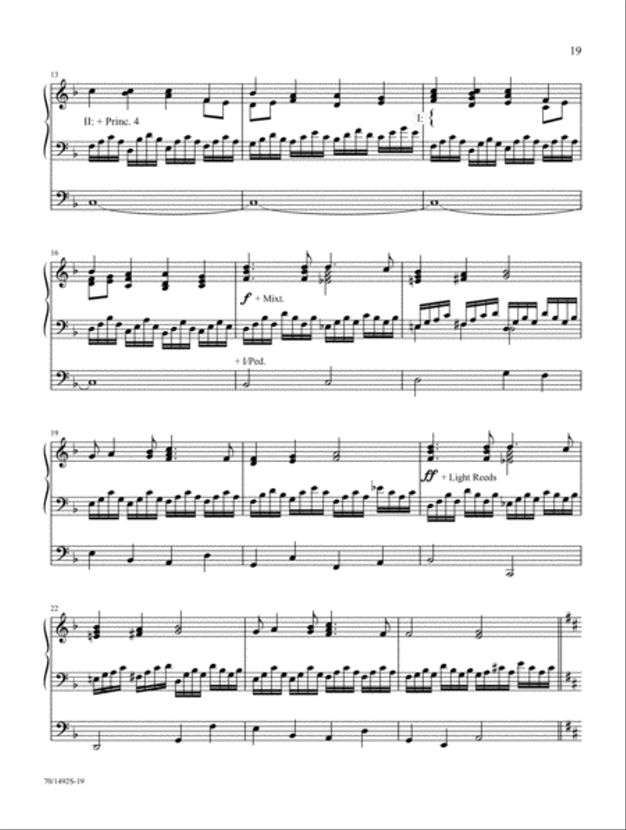 The David Cherwien Hymn Interpretation Series: Christmas, Volume 2 Organ Solo scores gallery preview page 8