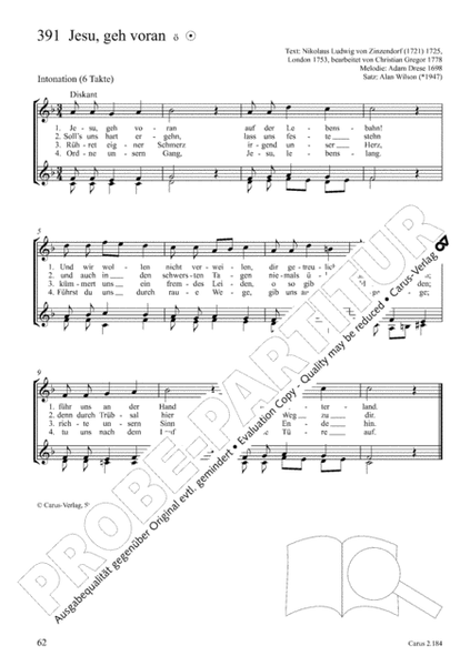 Chorbuch zum EG: K/F (ab 10 Ex)