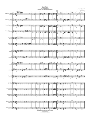 Book cover for Can Can - for adaptable wind trio (SAB)