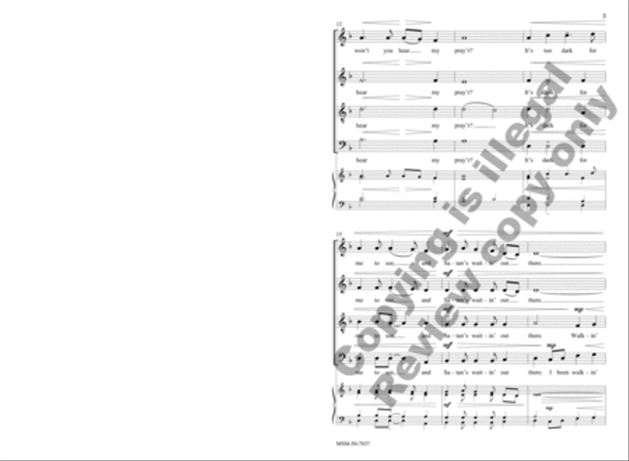 Your Word Is a Candle Your Word Is a Candle 4-Part scores gallery preview page 4