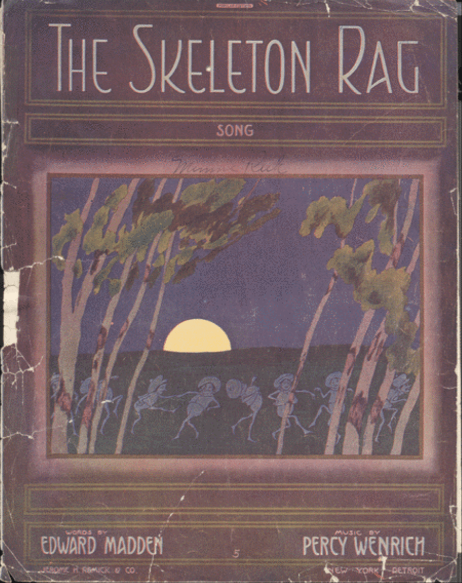 The Skeleton Rag. Song Voice scores gallery preview page 1