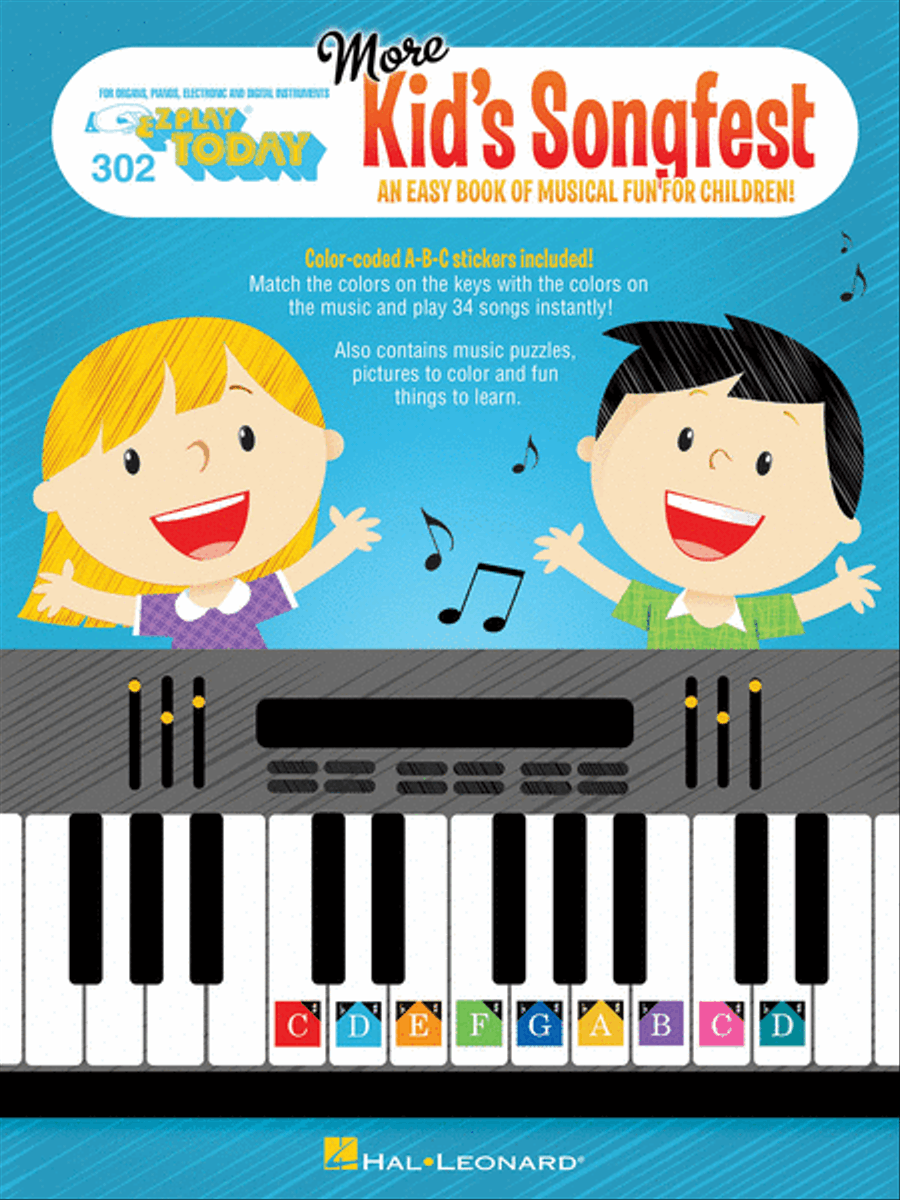 More Kid's Songfest Electronic Keyboard scores gallery preview page 1