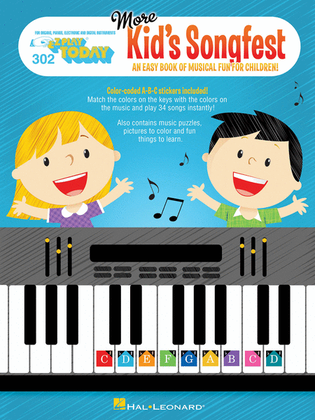 Book cover for More Kid's Songfest