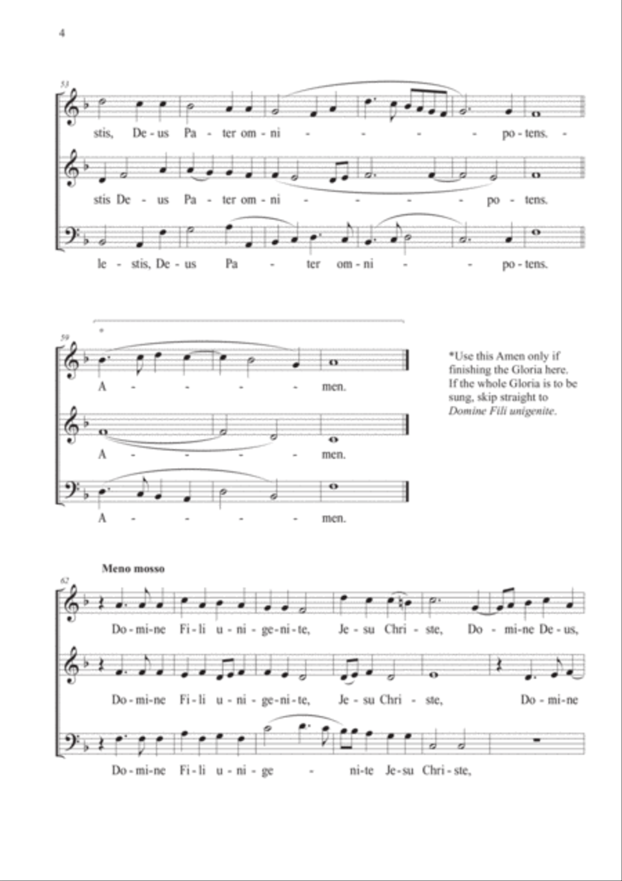 Missa semplice á la Palestrina 3-Part scores gallery preview page 6