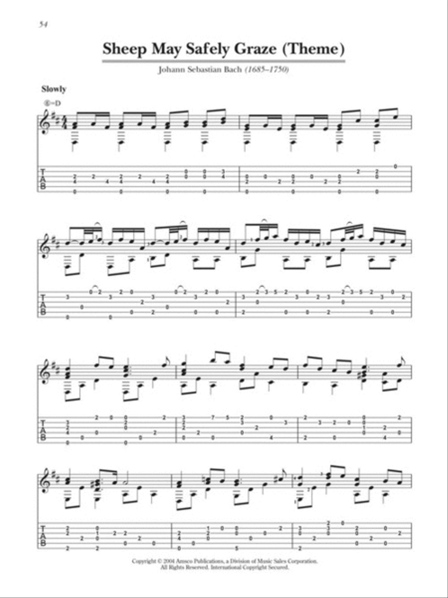 Classical Guitar Solos for All Occasions Acoustic Guitar scores gallery preview page 6