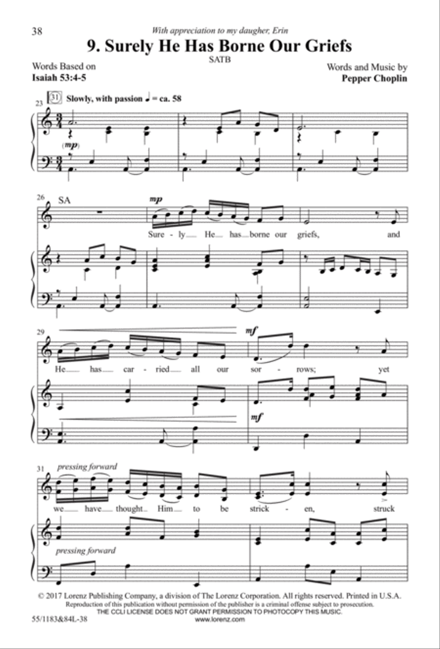Come to the Cross and Remember 4-Part scores gallery preview page 25