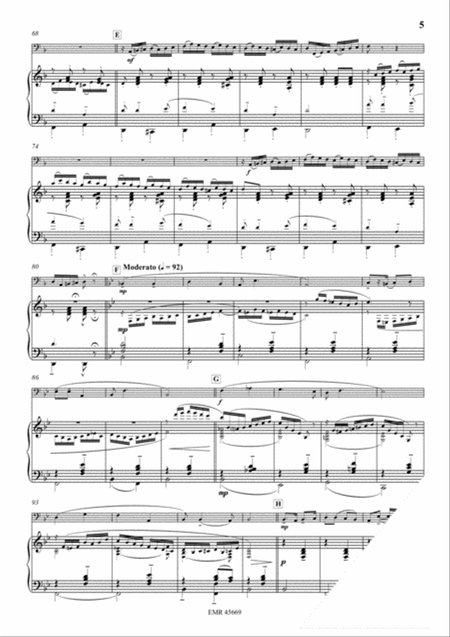 Hungarian Fantasy Bass Trombone scores gallery preview page 6