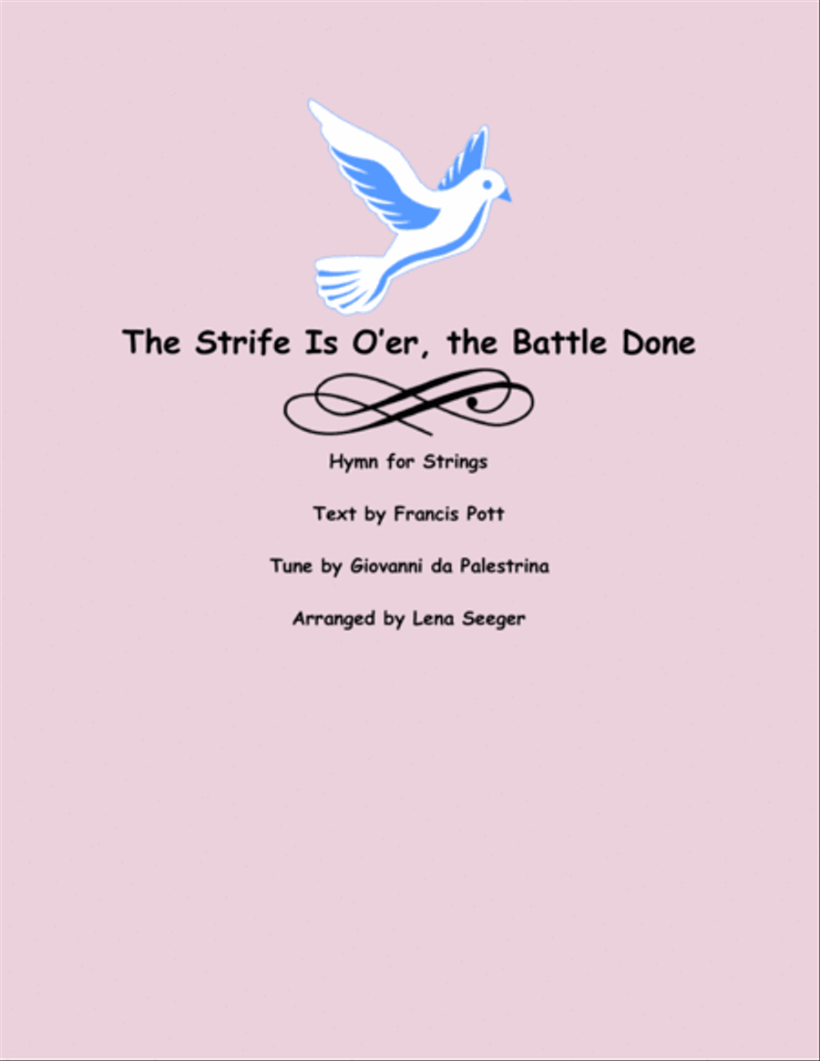 The Strife Is O'er, the Battle Done String Quartet scores gallery preview page 1