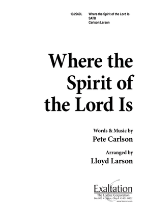 Book cover for Where the Spirit of the Lord Is