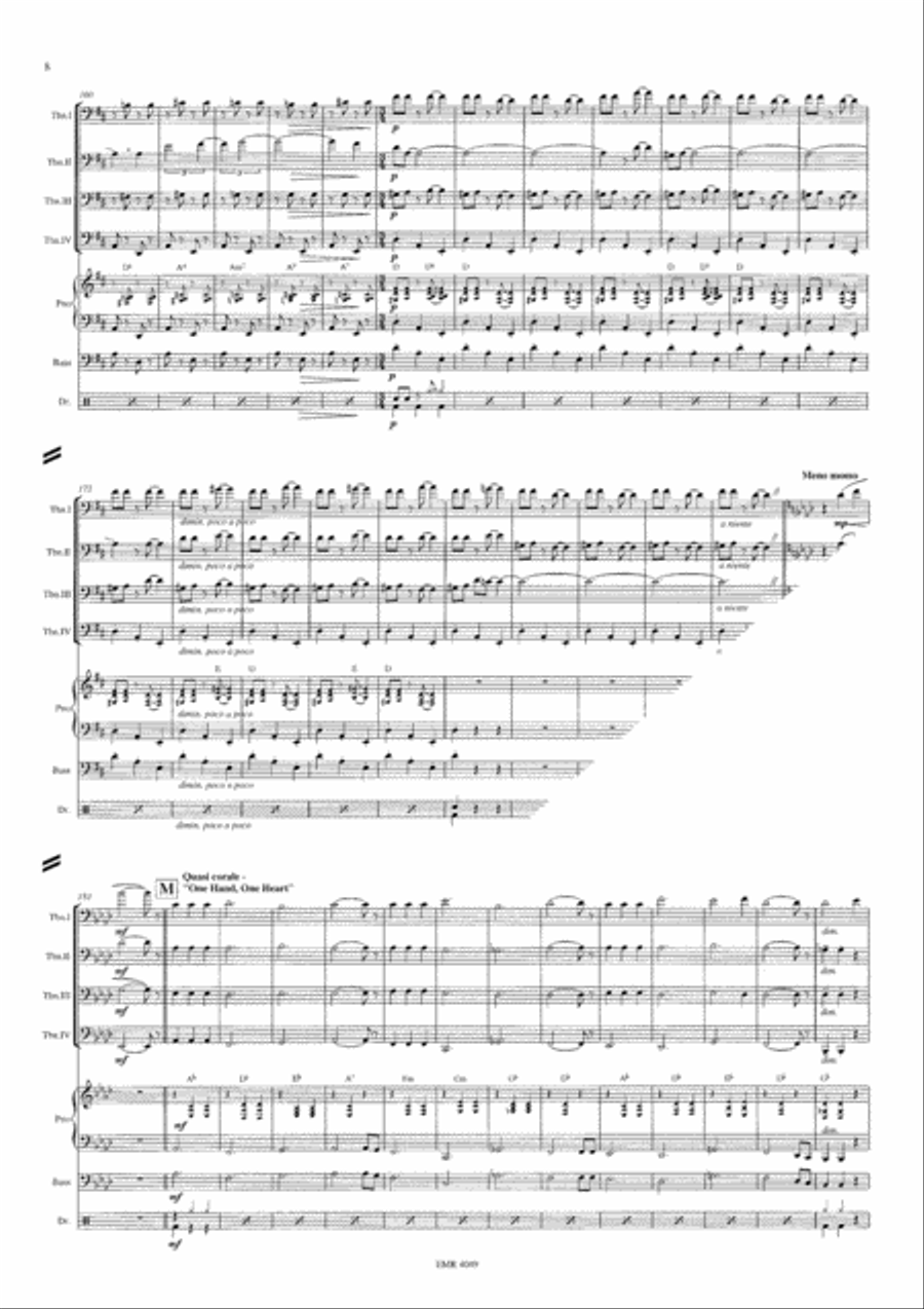 West Side Story West Side Story Trombone Quartet scores gallery preview page 8