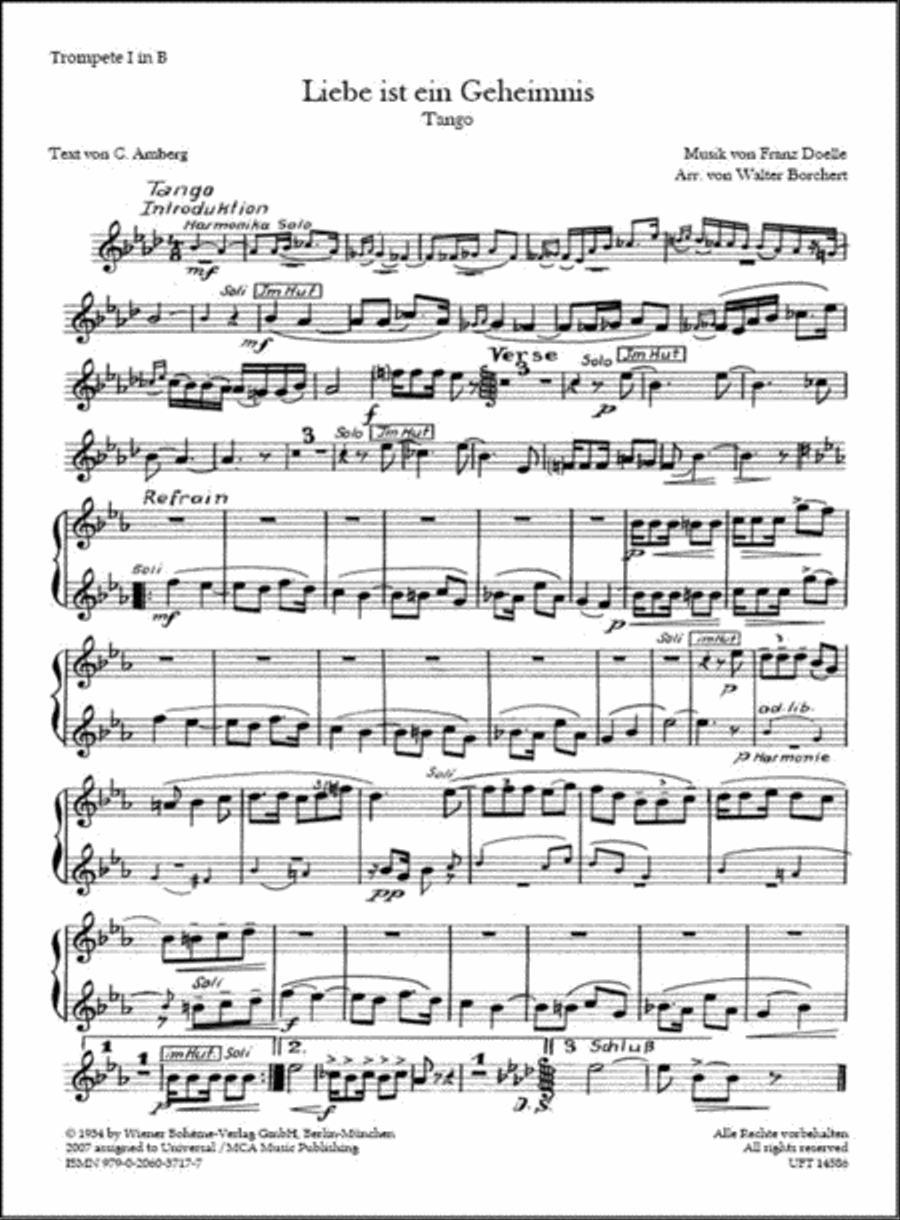 Liebe ist ein Geheimnis Orchestra scores gallery preview page 4