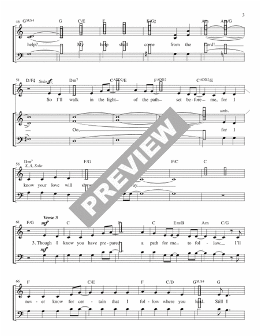 I Will Lift My Eyes - Guitar edition Guitar scores gallery preview page 2