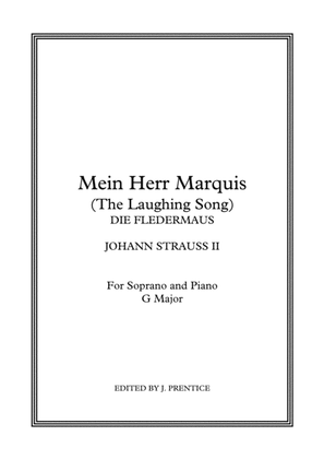Book cover for Mein Herr Marquis (The Laughing Song) - Die Fledermaus (G Major)