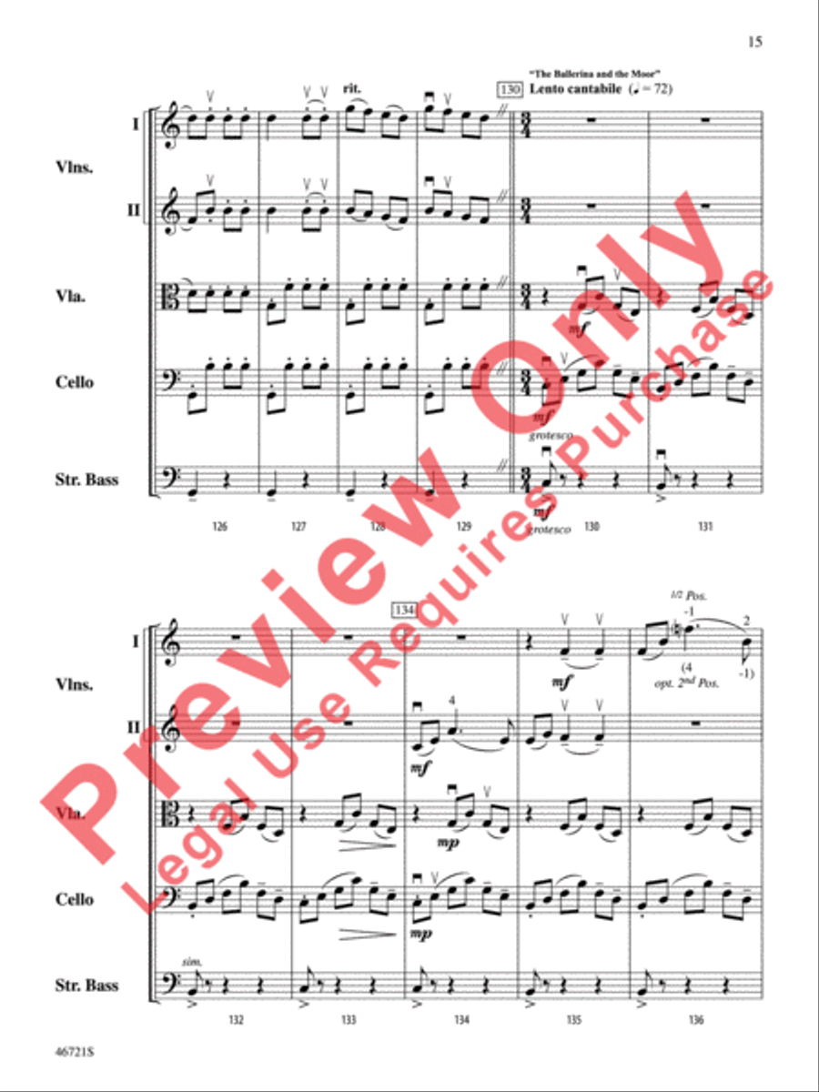 Petrushka String Orchestra scores gallery preview page 16