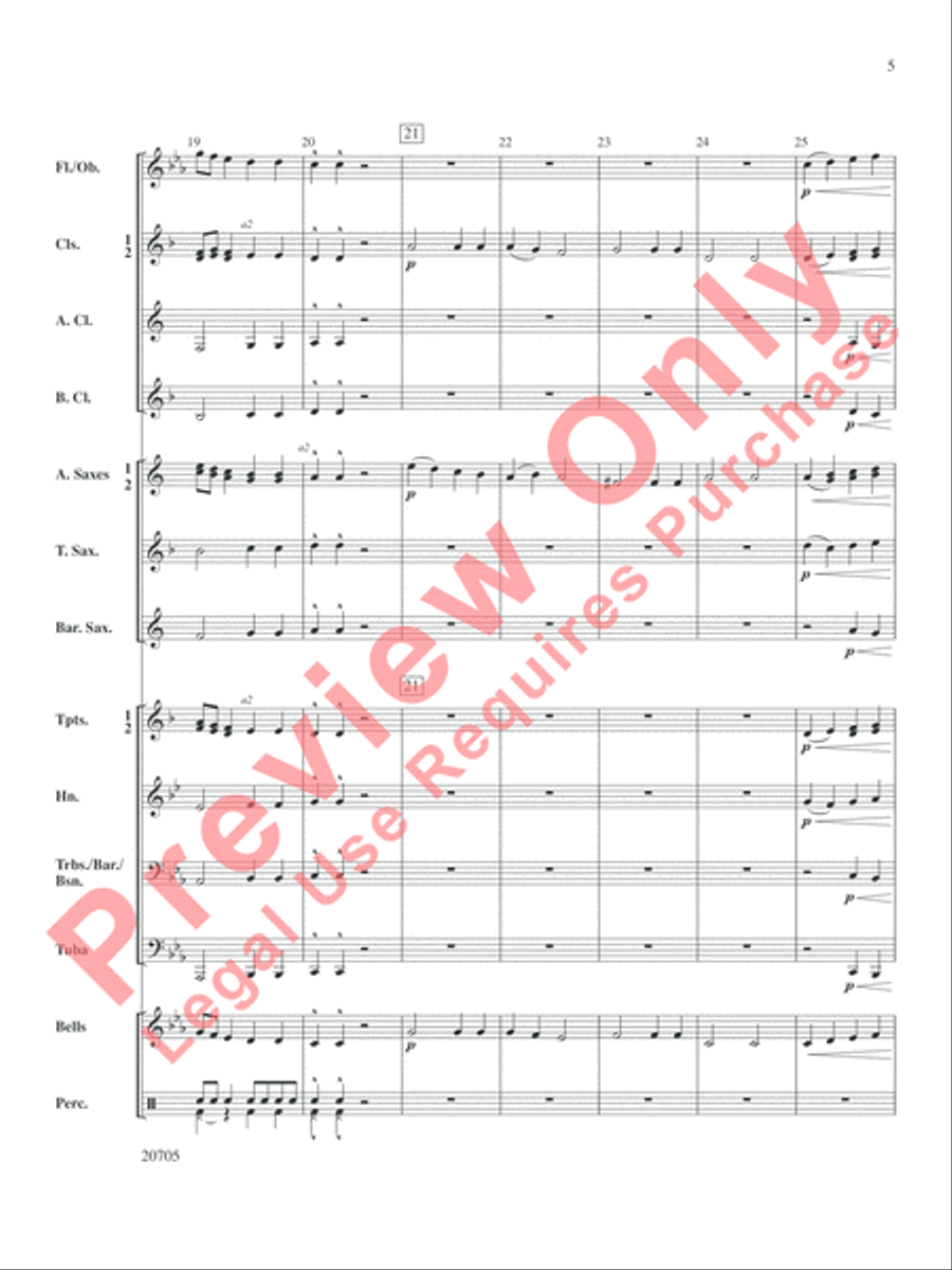 Alpha Squadron Alpha Squadron Concert Band scores gallery preview page 6
