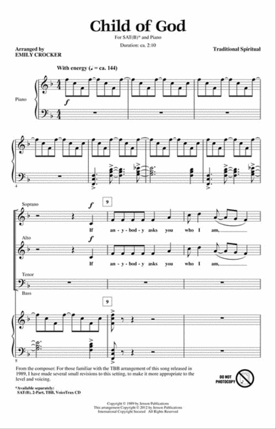 Child of God SAT scores gallery preview page 2