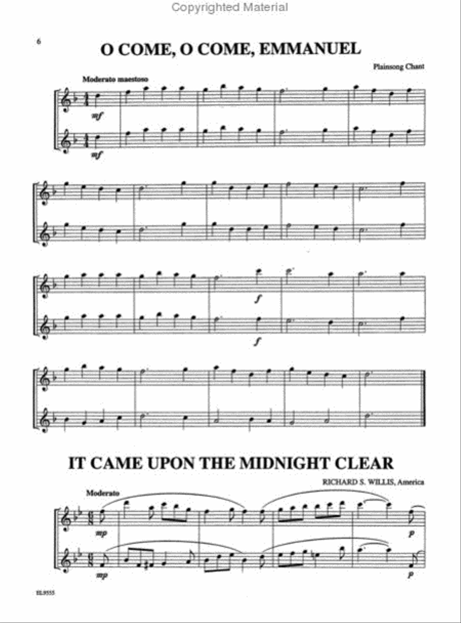 Christmas Duets for All Flute Duet scores gallery preview page 3