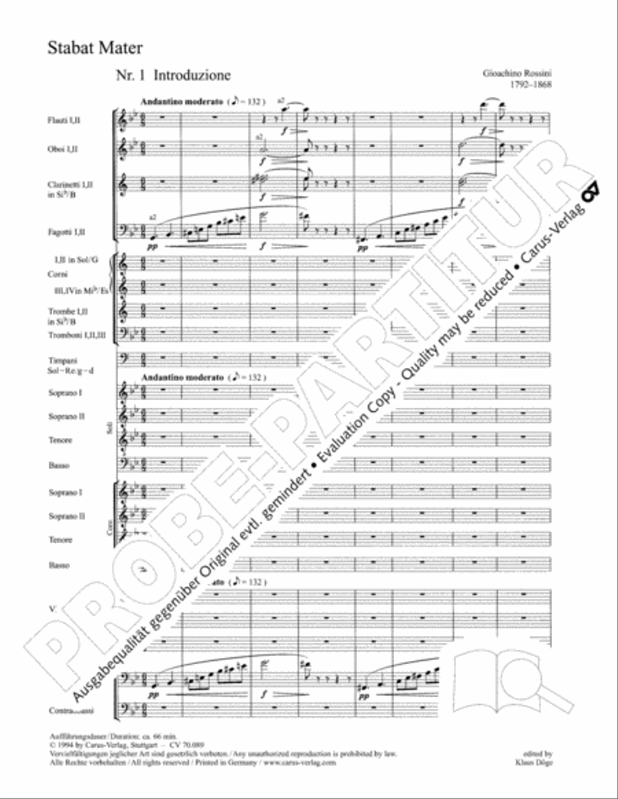 Stabat mater Choir scores gallery preview page 14